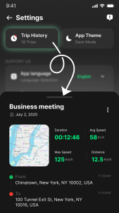 اسکرین شات 5 برنامه GPS Speedometer & Odometer App