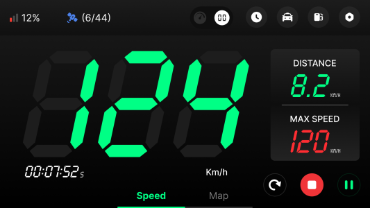 اسکرین شات 1 برنامه GPS Speedometer & Odometer App