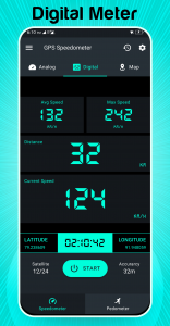 اسکرین شات برنامه Step Counter - GPS Speedometer 2