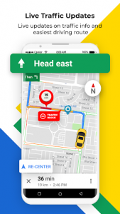 اسکرین شات برنامه Voice Gps Navigation, Driving Street View & Maps 6