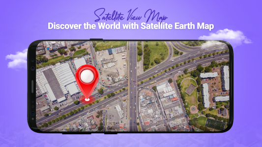 اسکرین شات برنامه GPS Live Satellite View Map 1