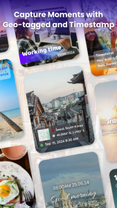 اسکرین شات 4 برنامه GPS Camera - Timestamp Photo