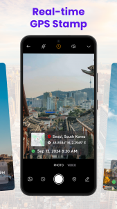 اسکرین شات 2 برنامه GPS Camera - Timestamp Photo