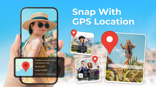 اسکرین شات 1 برنامه GPS Map Cam: Photo Location