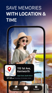 اسکرین شات 1 برنامه GPS Camera with Time Stamp