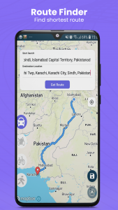 اسکرین شات برنامه GPS Navigation: Live Earth Map 2