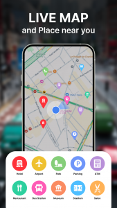 اسکرین شات 6 برنامه GPS Camera & Tracking Map