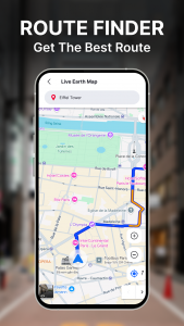اسکرین شات 4 برنامه GPS Camera & Tracking Map