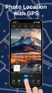 اسکرین شات 1 برنامه GPS Photo Location & Timestamp