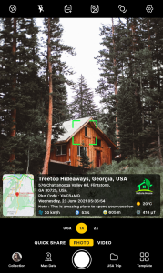 اسکرین شات 1 برنامه GPS Map Camera