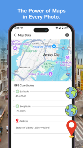 اسکرین شات 4 برنامه GPS Location Map Camera