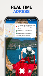 اسکرین شات 2 برنامه GPS Location - Map Camera