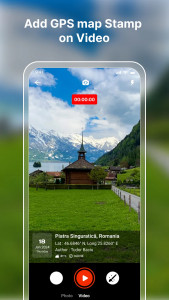اسکرین شات 2 برنامه GPS Camera Photo and Video Map