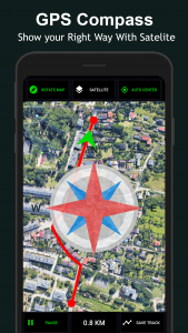 اسکرین شات برنامه GPS Compass Direction finder 4