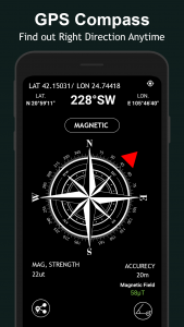 اسکرین شات برنامه GPS Compass Direction finder 7