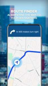 اسکرین شات 5 برنامه GPS Navigation: Road Map Route