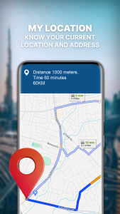 اسکرین شات برنامه GPS Navigation: Road Map Route 4