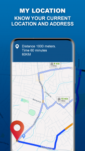 اسکرین شات برنامه GPS Navigation: Road Map Route 5