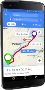 اسکرین شات برنامه GPS Route Finder and Location 8