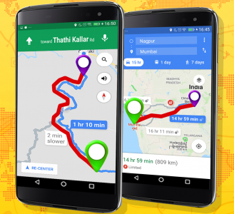 اسکرین شات برنامه GPS Route Finder and Location 4