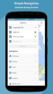 اسکرین شات برنامه GPSWOX Mobile Client 2