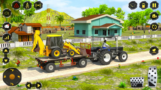 اسکرین شات بازی Real JCB Backhoe Loader Game 3