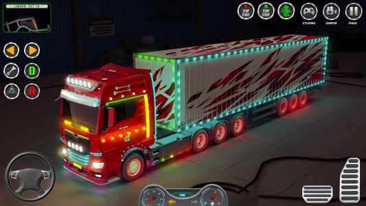اسکرین شات 1 بازی Machinery Cargo truck Game