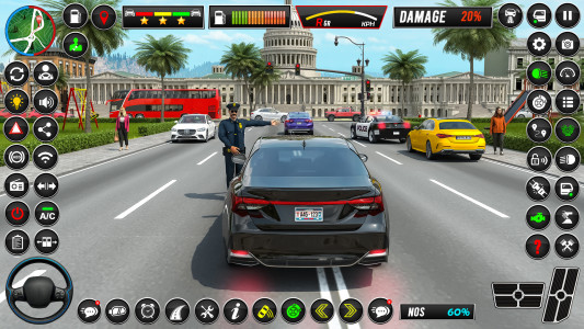 اسکرین شات بازی Car Driving 3D Car School Game 1