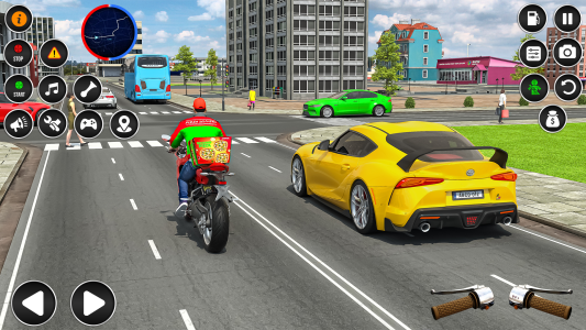 اسکرین شات 4 بازی Pizza Delivery Bike Games 3D