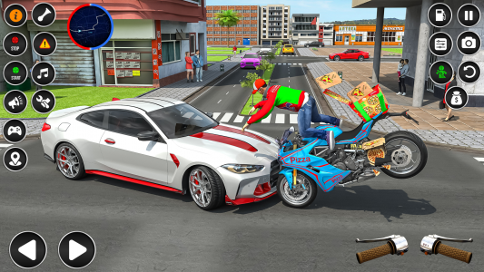 اسکرین شات 2 بازی Pizza Delivery Bike Games 3D