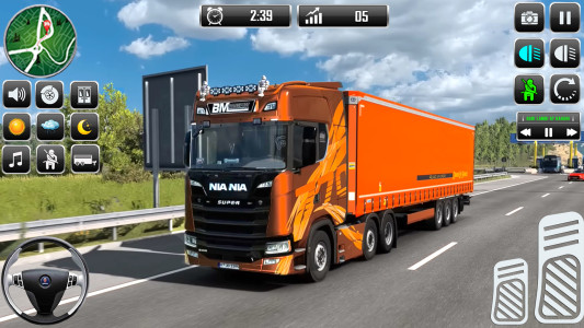 اسکرین شات 4 بازی Real Truck Driving Game Sim 3D