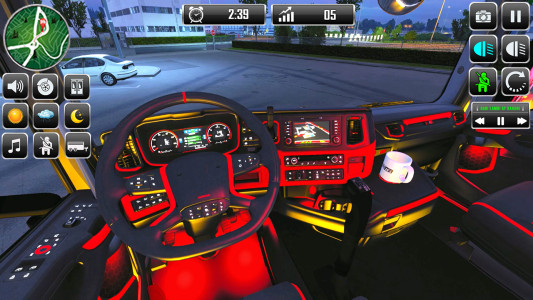 اسکرین شات 3 بازی Real Truck Driving Game Sim 3D