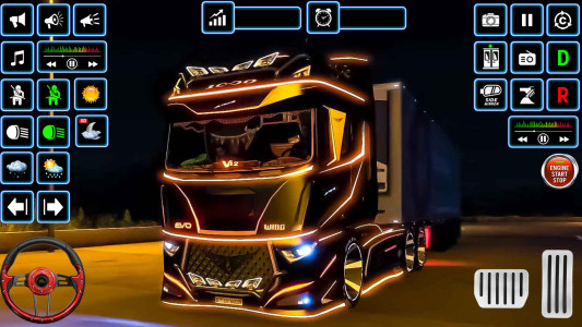 اسکرین شات 3 بازی Truck Driver 3D US Truck Game