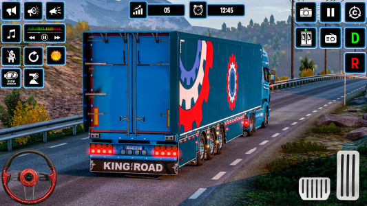 اسکرین شات 3 بازی Truck Driver 3D US Truck Game