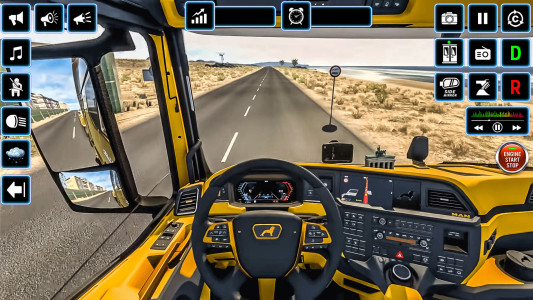 اسکرین شات 1 بازی Truck Driver 3D US Truck Game