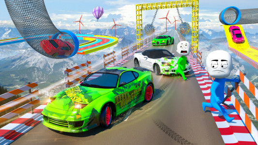 اسکرین شات بازی Mega Ramp Stunt Car Extreme 3D 7