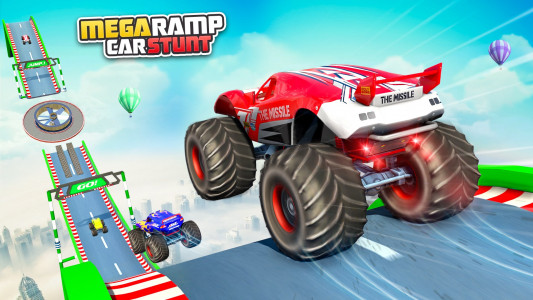 اسکرین شات بازی Mega Ramp Stunt Car Extreme 3D 2