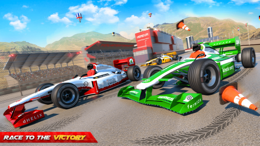 اسکرین شات برنامه Formula Car Racing Stunt Games 1
