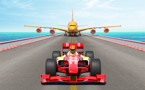 اسکرین شات برنامه Formula Car Racing Stunt Games 2