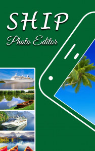 اسکرین شات 1 برنامه Ship photo editor boat frames