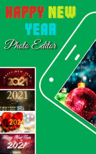 اسکرین شات برنامه New Year Photo Editor – Photo Frames 5