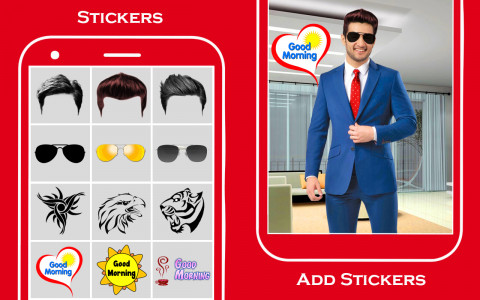اسکرین شات 3 برنامه Men casual suit photo editor