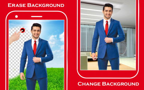اسکرین شات 2 برنامه Men casual suit photo editor