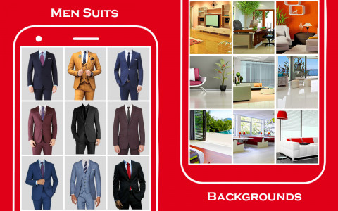 اسکرین شات 5 برنامه Men casual suit photo editor