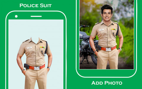 اسکرین شات برنامه Men police suit photo editor 1