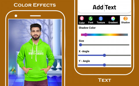 اسکرین شات 4 برنامه Sweatshirt T shirt photo suit