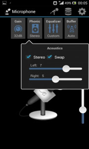 اسکرین شات برنامه Microphone 3