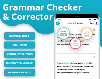 اسکرین شات برنامه Grammar Checker - Spell Check 1