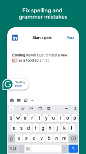 اسکرین شات برنامه Grammarly-AI Writing Assistant 6