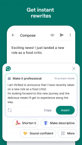 اسکرین شات برنامه Grammarly-AI Writing Assistant 5